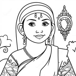 Raya Coloring Page 4061-3414