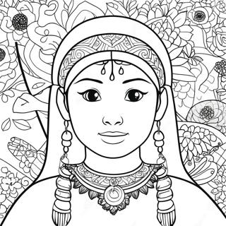 Raya Coloring Page 4061-3415