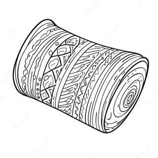 Colorful Torah Scroll Coloring Page 40623-32611