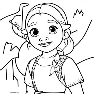 Raya And The Last Dragon Adventure Coloring Page 4062-3442