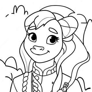 Raya And The Last Dragon Adventure Coloring Page 4062-3443