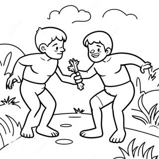 Cain And Abel Coloring Pages