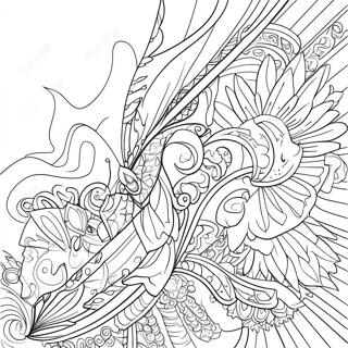 Ukrainian Flag Coloring Page 40652-32628