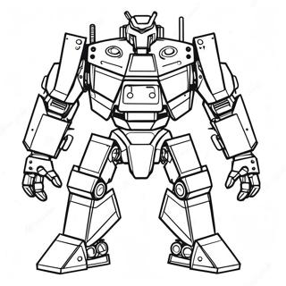 Mech Coloring Page 40672-32655