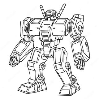 Mech Coloring Page 40672-32656