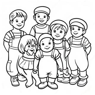 Little Rascals Coloring Pages