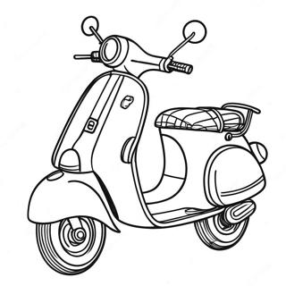 Scooter Coloring Page 40722-32690