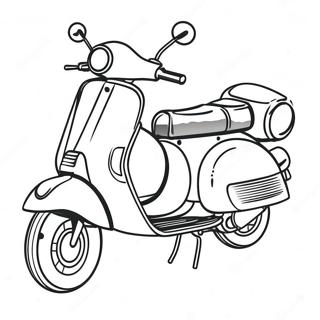 Scooter Coloring Page 40722-32692