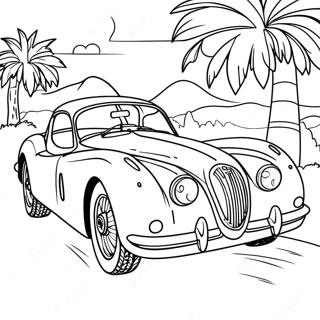 Jaguar Car Coloring Pages