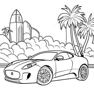 Sleek Jaguar Sports Car Coloring Page 40733-32694