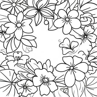 Hawaiian Flower Lei Coloring Page 40742-32708