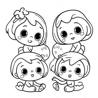 Sturniolo Triplets Coloring Pages