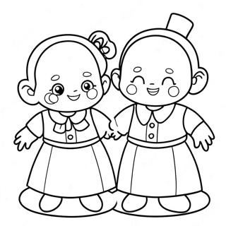 Sturniolo Triplets Coloring Page 40782-32734