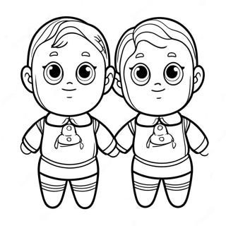 Sturniolo Triplets Coloring Page 40782-32735