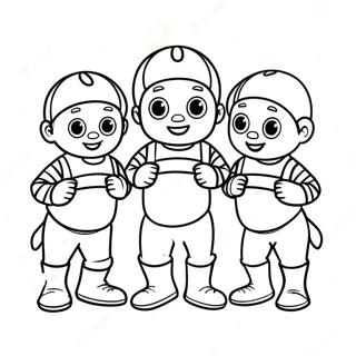 Sturniolo Triplets Fun Adventure Coloring Page 40783-32745