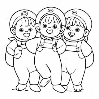 Sturniolo Triplets Fun Adventure Coloring Page 40783-32747