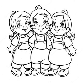 Sturniolo Triplets Fun Adventure Coloring Page 40783-32748