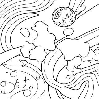 Colorful Milky Way Stars Coloring Page 40793-32742