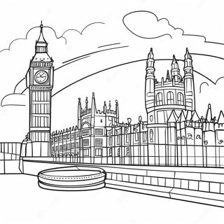 London Landmark Coloring Page 40852-32782