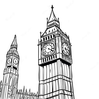 Big Ben Tower Coloring Page 40853-32788