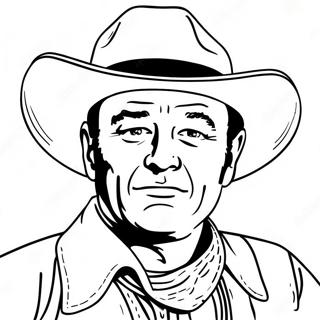 John Wayne Coloring Pages