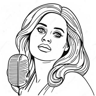 Adele Coloring Page 40872-32799