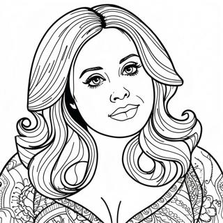 Adele Coloring Page 40872-32800