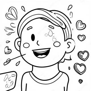 Happy Pain Management Coloring Page 40883-32809