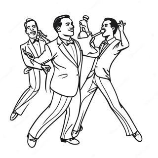 Jazz Dance Coloring Pages