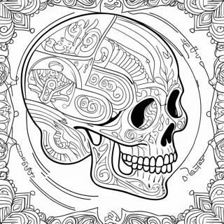 Skull Anatomy Coloring Pages