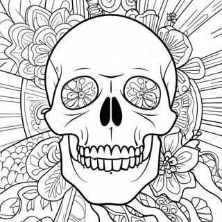 Realistic Human Skull Coloring Page 40913-32831