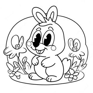 Bluey Easter Coloring Pages