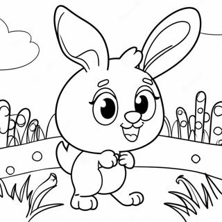 Bluey And Bingo Easter Egg Hunt Coloring Page 4092-3439