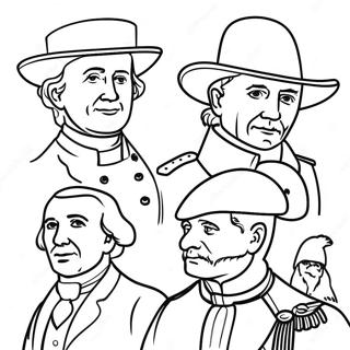 Historical Figures Coloring Page 40932-32843