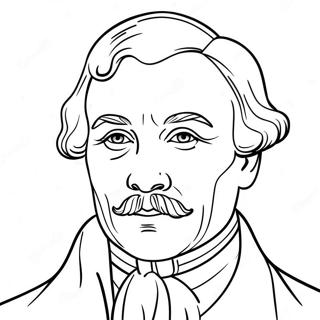 Famous Historical Figures Portrait Coloring Page 40933-32846