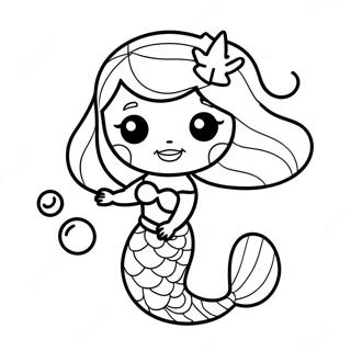 Cute Mermaid Lol Pets Coloring Page 40943-32859