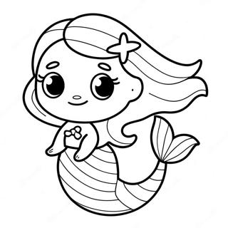 Cute Mermaid Lol Pets Coloring Page 40943-32860