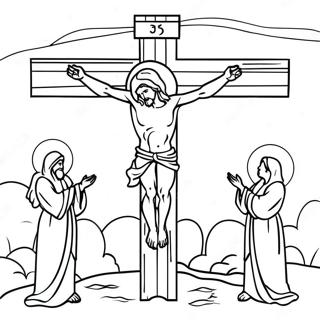 Crucifixion Coloring Pages