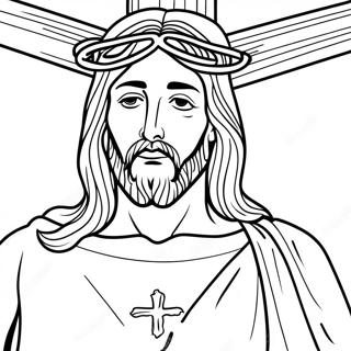 Jesus On The Cross Coloring Page 40983-32891