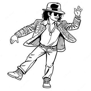 Bad Michael Jackson Coloring Pages