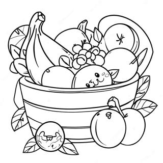 Fruits Basket Coloring Pages