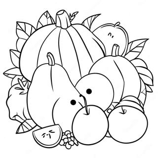 Fruits Basket Coloring Page 41022-32916