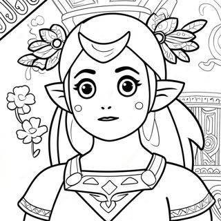 Guardian Zelda Breath Of The Wild Coloring Pages