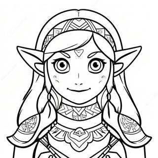 Guardian Zelda Breath Of The Wild Coloring Page 41042-32931