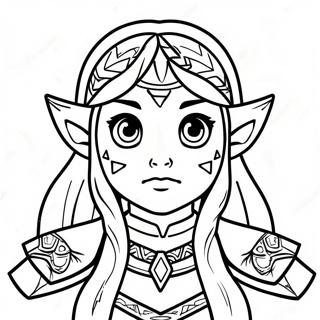 Guardian Zelda Breath Of The Wild Coloring Page 41042-32932