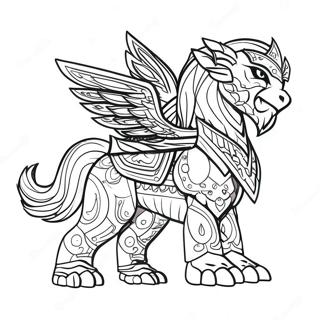 Majestic Guardian From Zelda Coloring Page 41043-32938