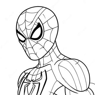 Spiderman Valentines Coloring Pages