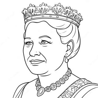 Queen Coloring Pages