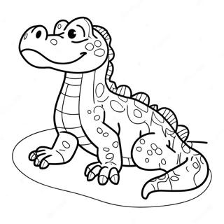 Vector The Crocodile Coloring Page 41162-33026