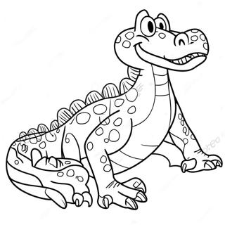 Vector The Crocodile Coloring Page 41162-33028